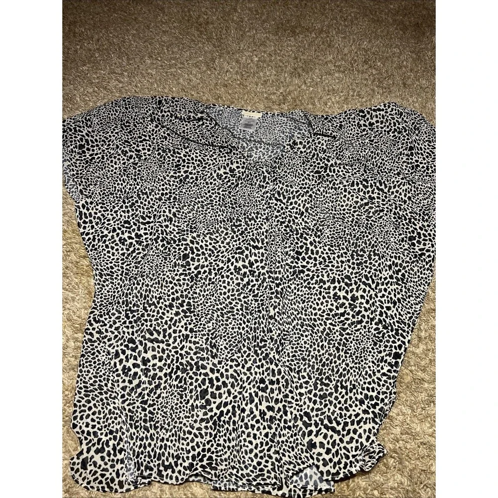 Michael kors top womens leopard
